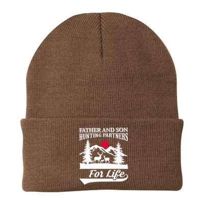 Father And Son Hunting Partners For Life Knit Cap Winter Beanie