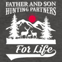 Father And Son Hunting Partners For Life Vector Backpack