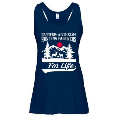 Father And Son Hunting Partners For Life Ladies Essential Flowy Tank