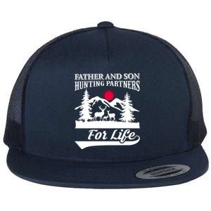 Father And Son Hunting Partners For Life Flat Bill Trucker Hat