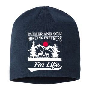 Father And Son Hunting Partners For Life Sustainable Beanie