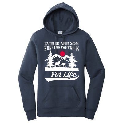 Father And Son Hunting Partners For Life Women's Pullover Hoodie