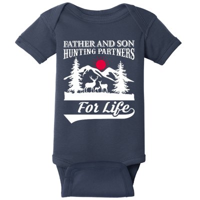 Father And Son Hunting Partners For Life Baby Bodysuit