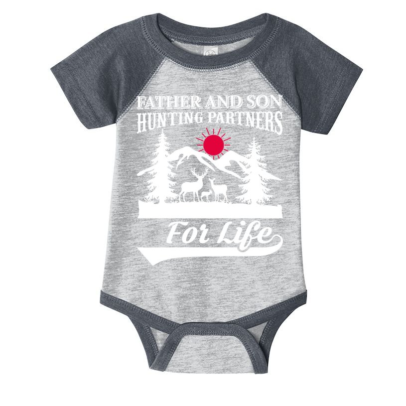 Father And Son Hunting Partners For Life Infant Baby Jersey Bodysuit
