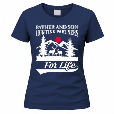 Father And Son Hunting Partners For Life Women's T-Shirt