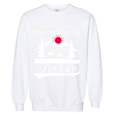 Father And Son Hunting Partners For Life Garment-Dyed Sweatshirt