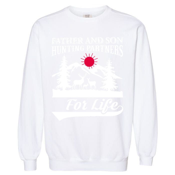 Father And Son Hunting Partners For Life Garment-Dyed Sweatshirt
