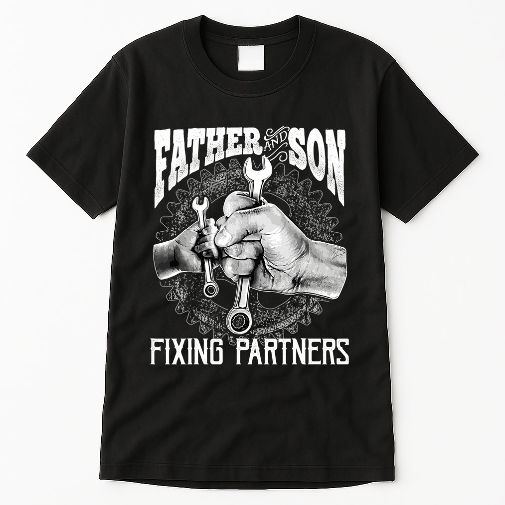 Father And Son Mechanic Mechanic FatherS Day Gift Tall T-Shirt