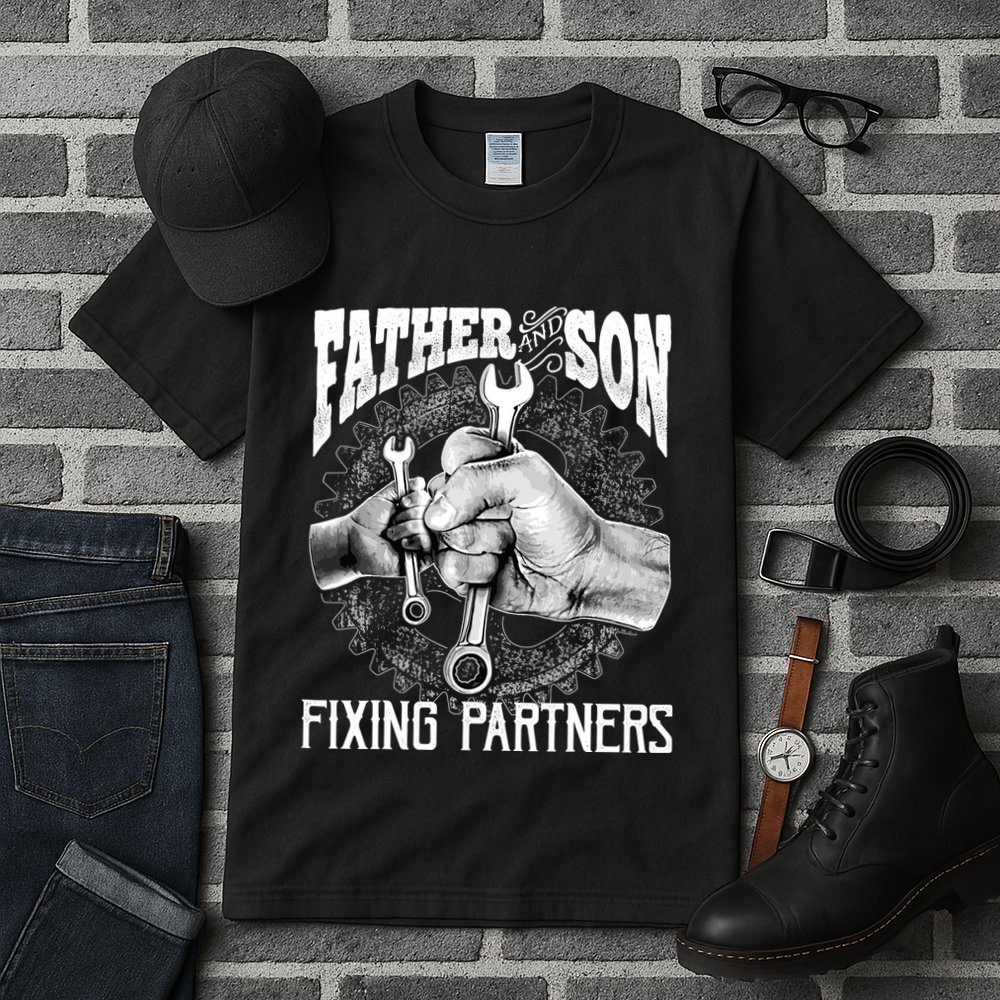Father And Son Mechanic Mechanic FatherS Day Gift Tall T-Shirt