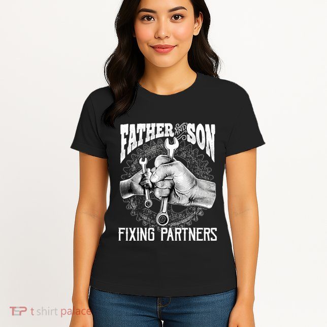 Father And Son Mechanic Mechanic FatherS Day Gift Womens T-Shirt