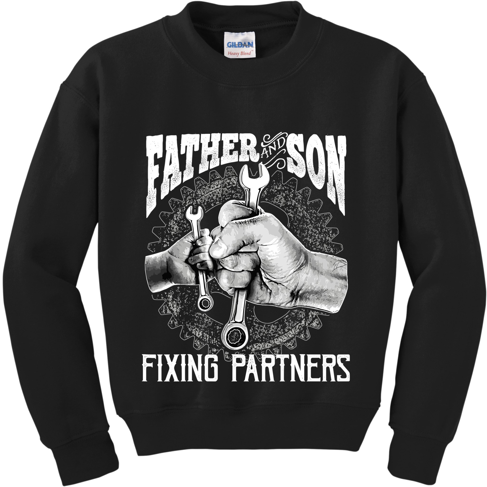 Father And Son Mechanic Mechanic FatherS Day Gift Kids Sweatshirt