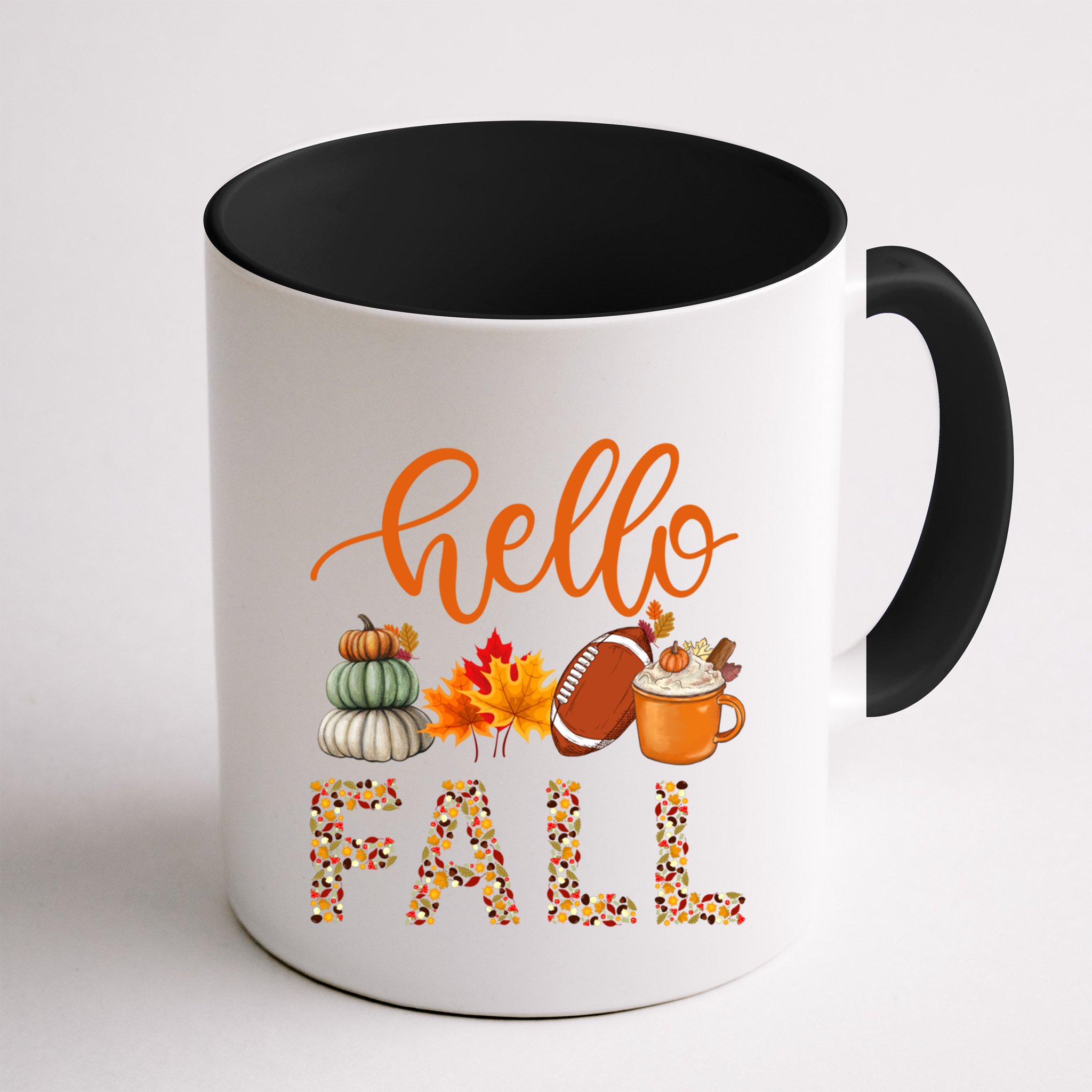 Fall Autumn Seasonal Wear Tis The Season Hello Fall Gift Mug