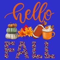 Fall Autumn Seasonal Wear Tis The Season Hello Fall Gift 16 in Basic Backpack