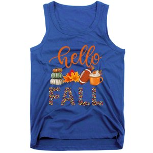 Fall Autumn Seasonal Wear Tis The Season Hello Fall Gift Tank Top