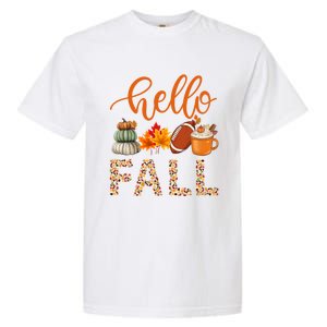 Fall Autumn Seasonal Wear Tis The Season Hello Fall Gift Garment-Dyed Heavyweight T-Shirt