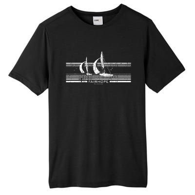 Fairhope Al Sailboat Vintage 70s Graphic Tall Fusion ChromaSoft Performance T-Shirt