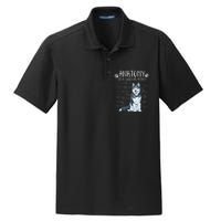 Funny Anatomy Siberian Husky Dog Lover Dry Zone Grid Polo