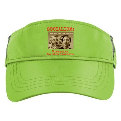 Funny Anti Socialist Conservative Adult Drive Performance Visor