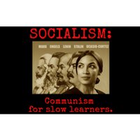 Funny Anti Socialist Conservative Bumper Sticker