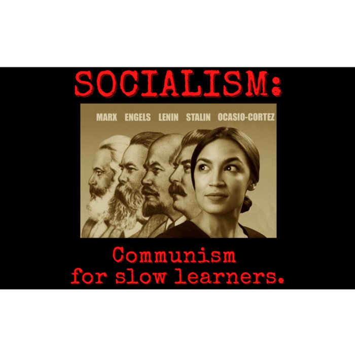 Funny Anti Socialist Conservative Bumper Sticker