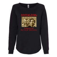 Funny Anti Socialist Conservative Womens California Wash Sweatshirt