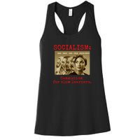 Funny Anti Socialist Conservative Women's Racerback Tank