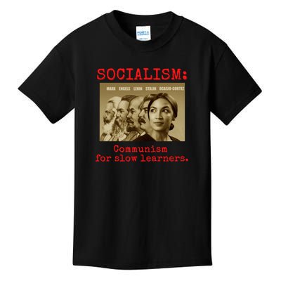 Funny Anti Socialist Conservative Kids T-Shirt