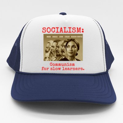 Funny Anti Socialist Conservative Trucker Hat