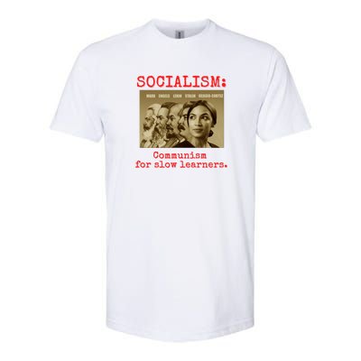 Funny Anti Socialist Conservative Softstyle CVC T-Shirt