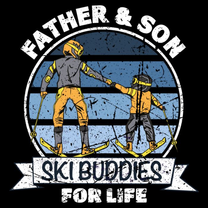 Father And Son Ski Buddies For Life Wintersport Dad Ski Gift City Backpack