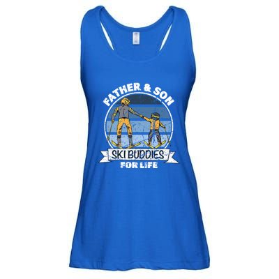 Father And Son Ski Buddies For Life Wintersport Dad Ski Gift Ladies Essential Flowy Tank