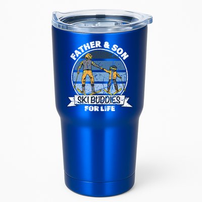 Father And Son Ski Buddies For Life Wintersport Dad Ski Gift Tumbler