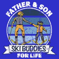 Father And Son Ski Buddies For Life Wintersport Dad Ski Gift Toddler T-Shirt