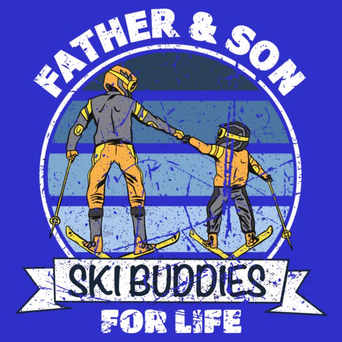 Father And Son Ski Buddies For Life Wintersport Dad Ski Gift Toddler T-Shirt