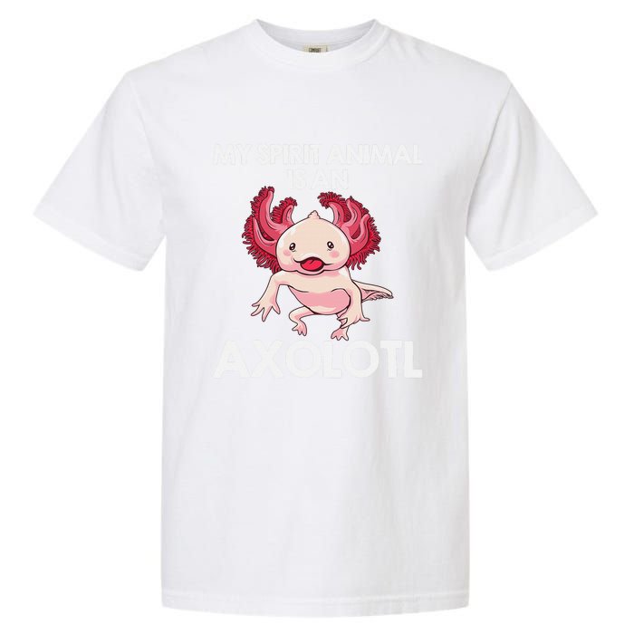 Funny Axolotl Spirit Animal Biology Zookeeper  Garment-Dyed Heavyweight T-Shirt