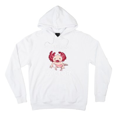 Funny Axolotl Spirit Animal Biology Zookeeper  Hoodie