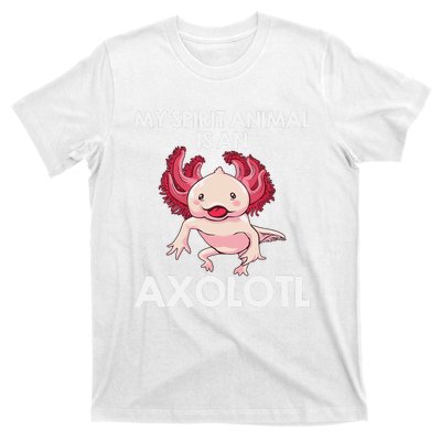 Funny Axolotl Spirit Animal Biology Zookeeper  T-Shirt