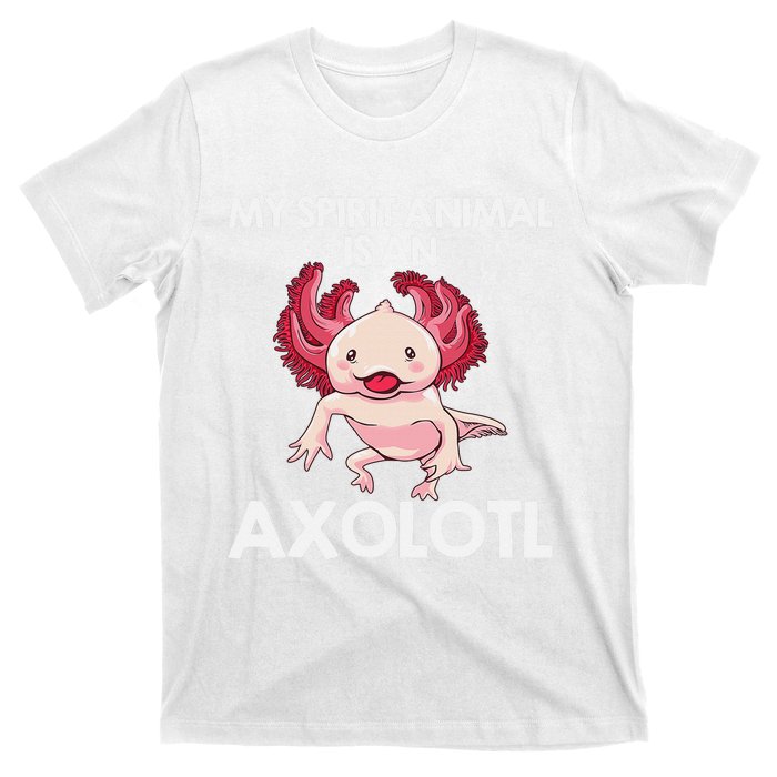 Funny Axolotl Spirit Animal Biology Zookeeper  T-Shirt