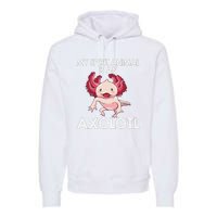 Funny Axolotl Spirit Animal Biology Zookeeper  Premium Hoodie