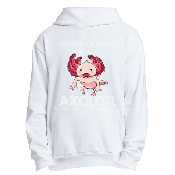 Funny Axolotl Spirit Animal Biology Zookeeper  Urban Pullover Hoodie