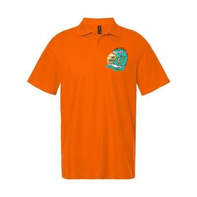 Funny Aliens Surfing On The Beach Holiday Polo