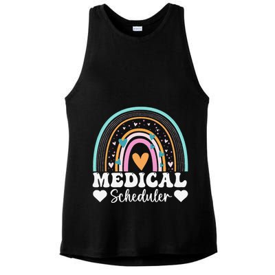 Funny Assistant Scheduler Application Day Medical Scheduler Ladies PosiCharge Tri-Blend Wicking Tank