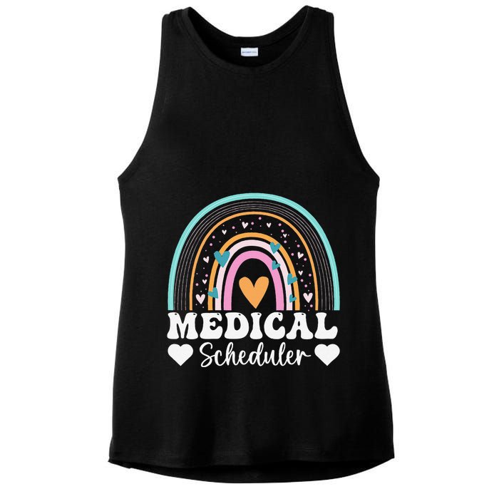 Funny Assistant Scheduler Application Day Medical Scheduler Ladies PosiCharge Tri-Blend Wicking Tank