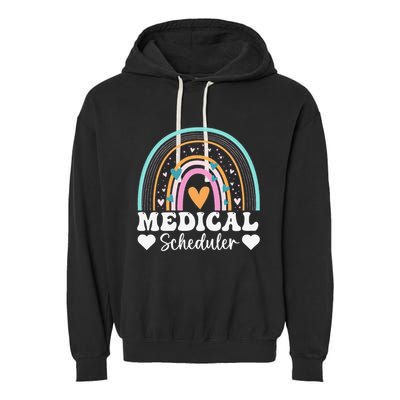 Funny Assistant Scheduler Application Day Medical Scheduler Garment-Dyed Fleece Hoodie