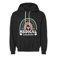 Funny Assistant Scheduler Application Day Medical Scheduler Garment-Dyed Fleece Hoodie