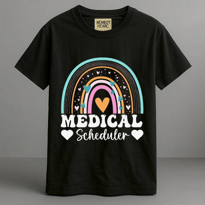 Funny Assistant Scheduler Application Day Medical Scheduler Garment-Dyed Heavyweight T-Shirt