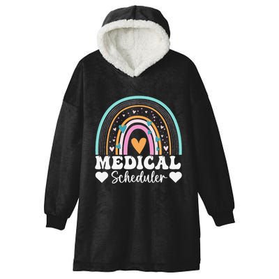 Funny Assistant Scheduler Application Day Medical Scheduler Hooded Wearable Blanket
