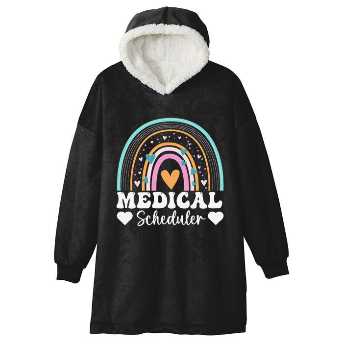 Funny Assistant Scheduler Application Day Medical Scheduler Hooded Wearable Blanket