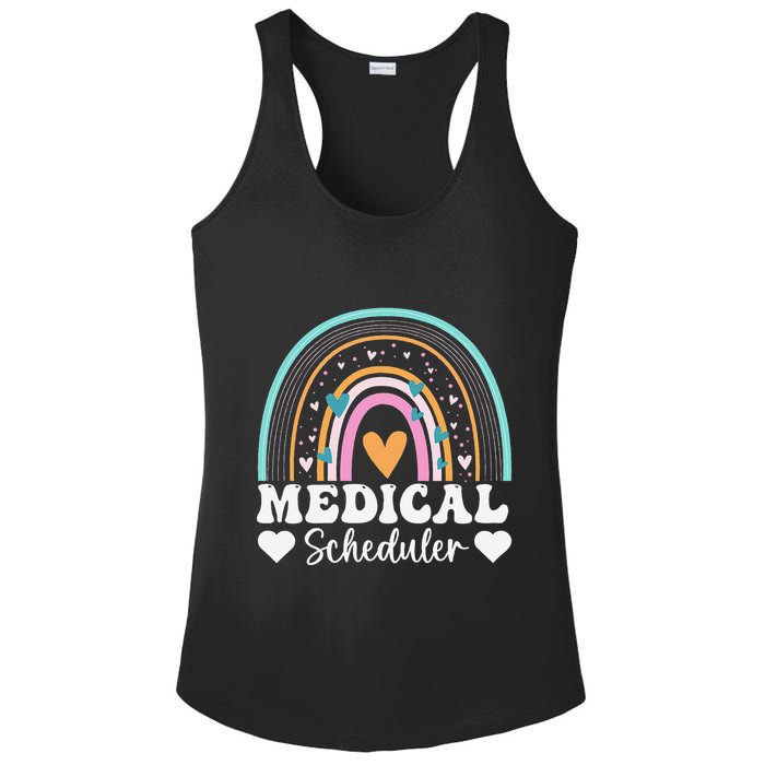 Funny Assistant Scheduler Application Day Medical Scheduler Ladies PosiCharge Competitor Racerback Tank