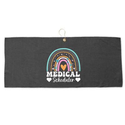 Funny Assistant Scheduler Application Day Medical Scheduler Large Microfiber Waffle Golf Towel